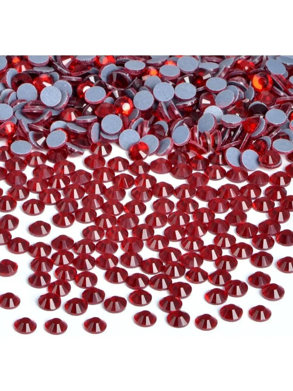 Bulk Hotfix Crystal Rhinestones SS6 Siam Red Flat Back Gems (1.9mm) DIY Crafts